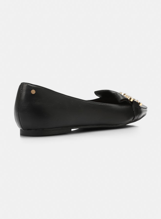 Dejavu Shoes JAL-DVTX-008 Leather Pointed Toe Cap Ballerina For Women - Image 3