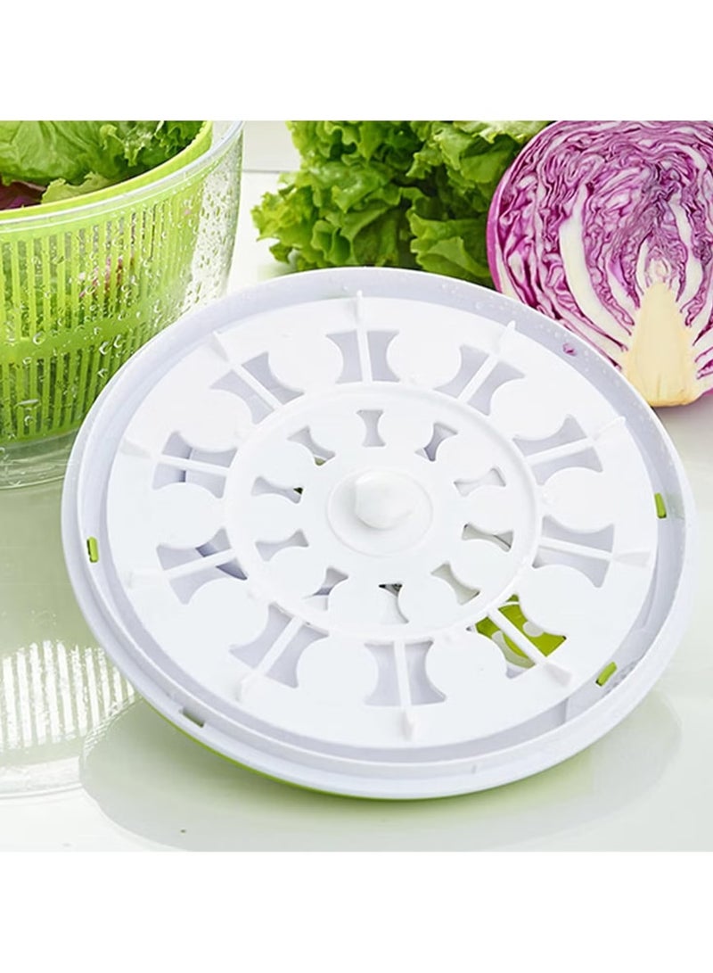 TIGER 5L Dryer Salad Spinner – Lettuce Spinner with Lid Lock & Rotary Handle, Quick Drying Vegetable Washer & Dryer, Faster Food Prep, Ideal for Greens, Fruits & Veggies – Convenient Kitchen Tool for Rotating & Draining. - Image 3