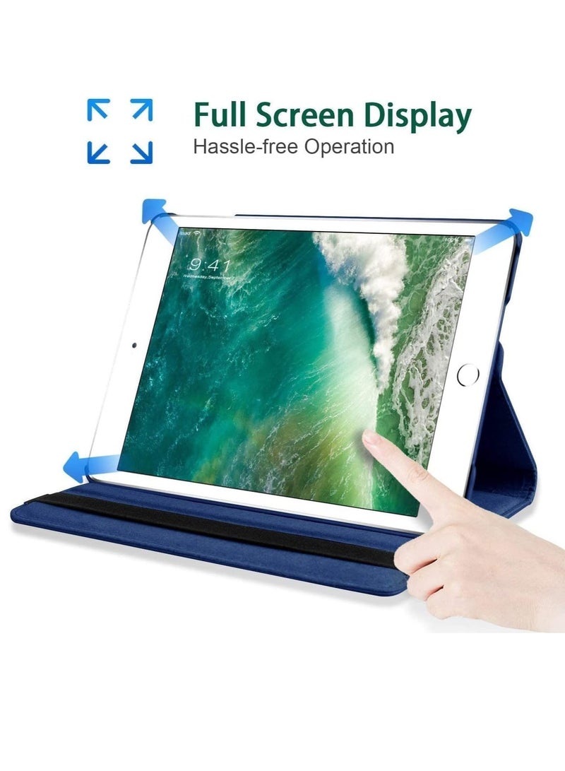ELTRAZONE Smart 360-Degree Rotating Stand Case for Apple iPad 10.2 inch (9th Gen 2021, 8th Gen 2020, 7th Gen 2019) - Blue - Image 2