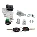 ZPZPHOM for Honda Civic 20062011 06350SAAG30 35100SDAA71 Ignition Starter Switch Housing Door Trunk Lock Cylinder Transponder 46 Chip Immobilizer Keys with Panic Full Set - Image 2