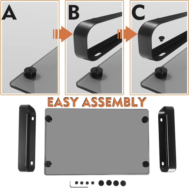 Hemudu Laptop Monitor Stand TV Screen Riser, Black HD02B-001P - Image 4