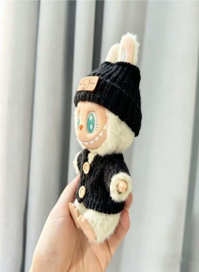 Labubu Doll Clothes Set for 17cm Hanging Plush Figures, Interchangeable Outfits for First and Second Generation Vinyl Collectible Dolls, Durable and Stylish Accessories for Creative Play - Image 5