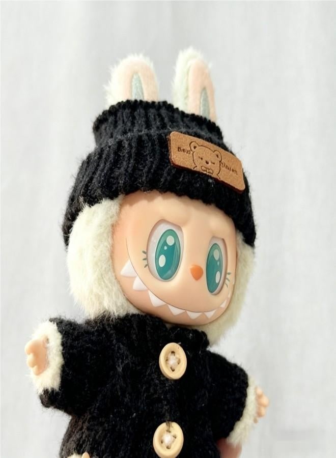 Labubu Doll Clothes Set for 17cm Hanging Plush Figures, Interchangeable Outfits for First and Second Generation Vinyl Collectible Dolls, Durable and Stylish Accessories for Creative Play - Image 3