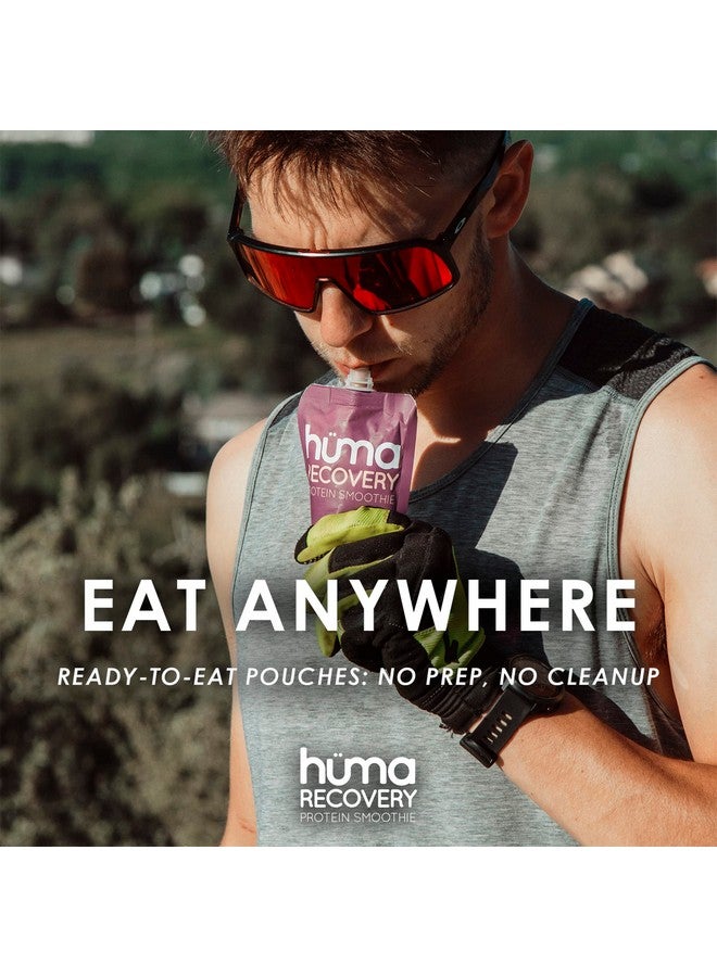 Health & Household Huma Recovery Protein Smoothie, 12 Pouches - 15G Collagen + Whey Post Workout Recovery Drink - Ready-To-Drink Protein Shake With Real Fruit, Electrolytes, Healthy Fats  - Image 4
