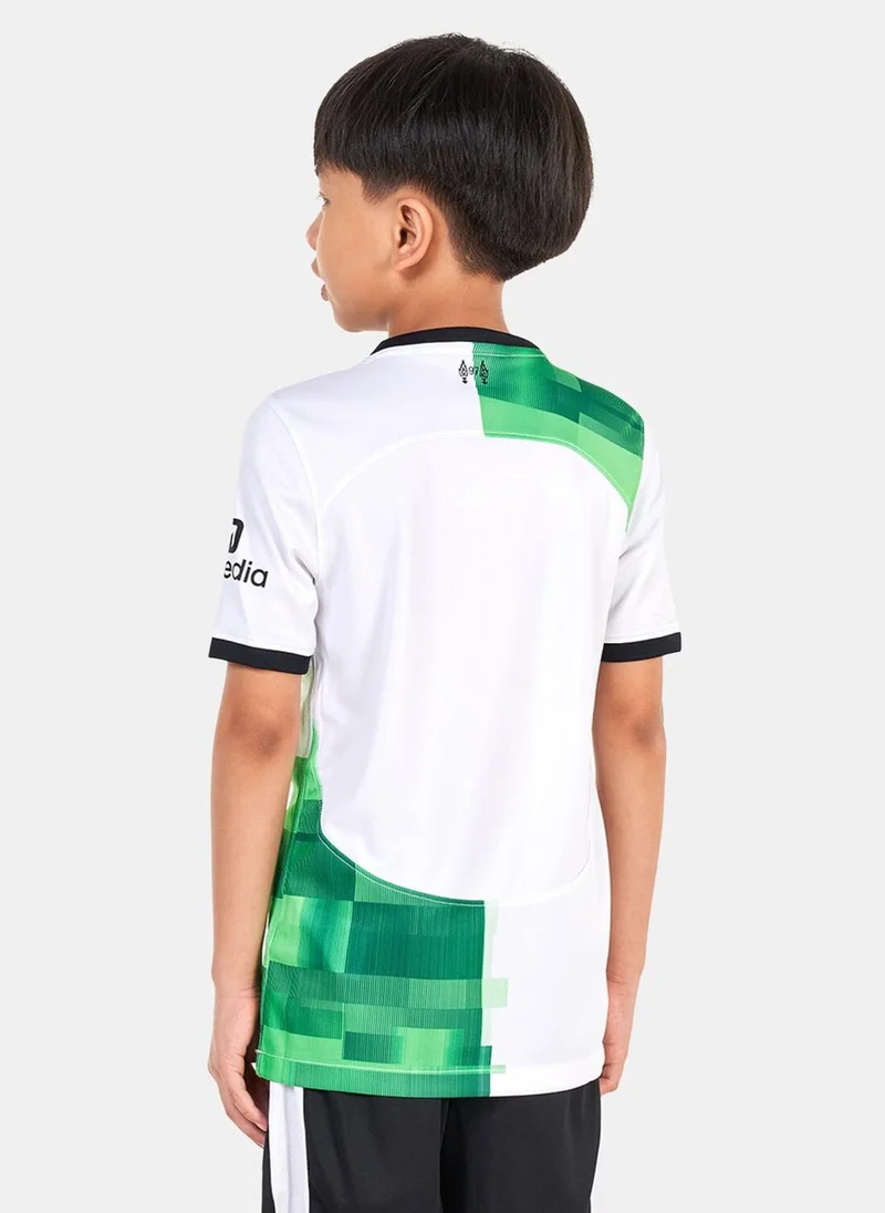Nike Kids' Liverpool F.C. Dri-FIT Stadium Away Football Jersey - 2023/24 (Older Kids)
