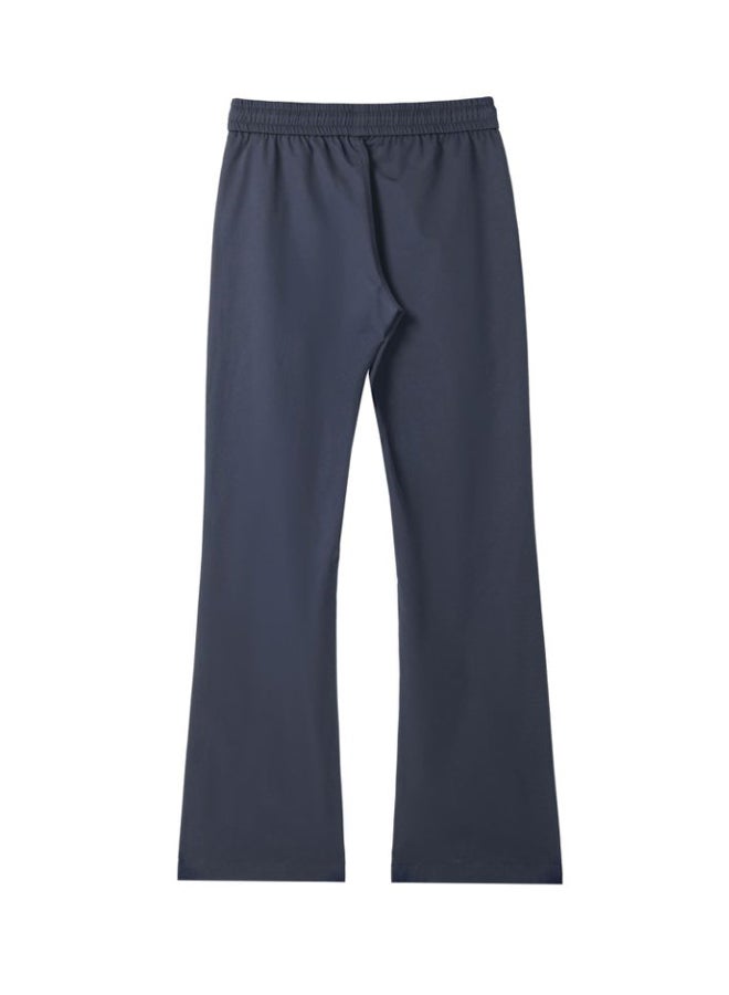DR Men's Lightweight Navy Wide-Leg Pants - Modern Casual Style - Image 2
