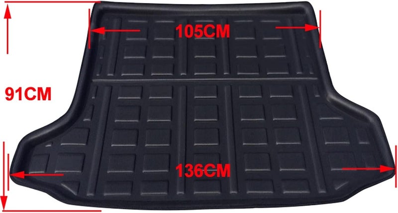 Wivplex Rear Trunk Mat for Chevrolet Equinox and GMC Terrain - Image 2