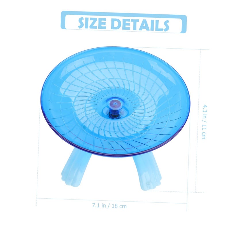 Small Non Run Silky Exercise Wheel For Dwarf Hamster Toy - Image 4