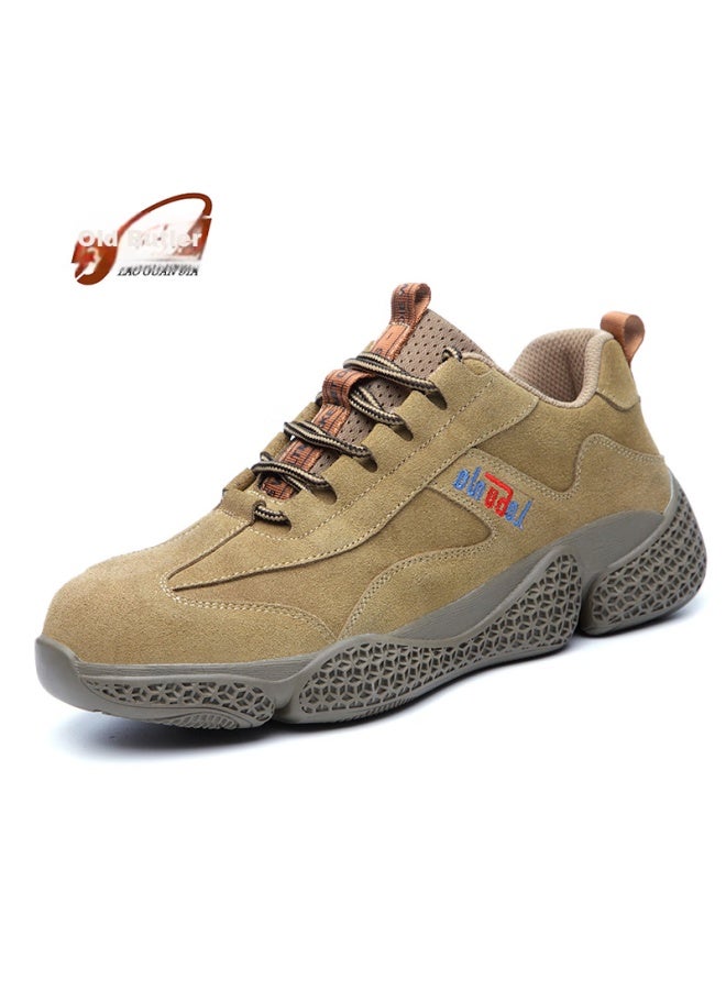 Old housekeeper Laoguanjia Safety Shoes For Men, Steel Toe, Anti-Smashing, Anti-Puncture, Work Shoes, Breathable, Wear-Resistant, Acid And Alkali Resistant, Functional Shoes 927 Size 43 - Image 5