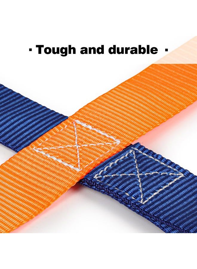 TOPNEW Climbing Net for Kids Outdoor, Portable Ninja Cargo Net Rope Ladder Monkey Bars for Ninja Slackline, Jungle Gyms, Swing Set, Warrior Style Obstacle Courses for Outdoor Treehouse - Image 3