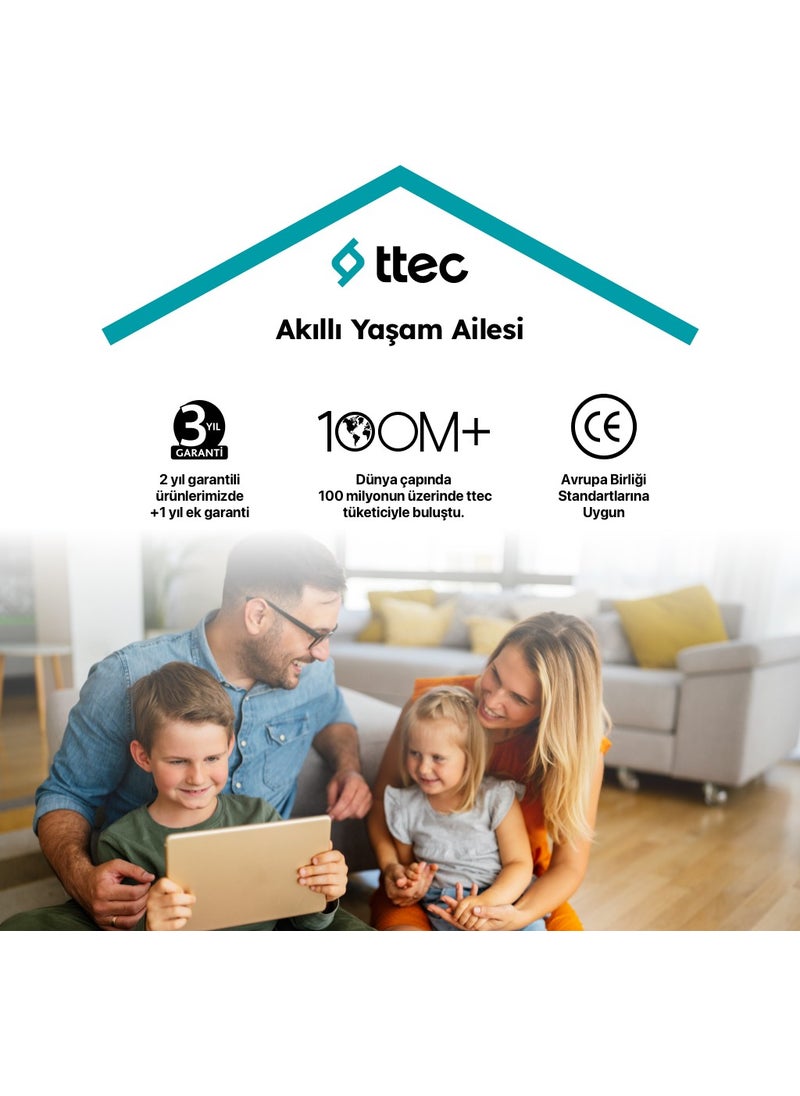 TTec - Wizi Pro 2 Full HD 360° Plug and Play Wi-Fi Smart Camera - Image 1
