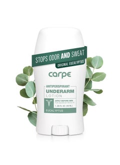 Carpe Underarm Antiperspirant and Deodorant, Clinical strength with all-natural Eucalyptus scent, Combat excessive sweating, Stay fresh and dry, Great for hyperhidrosis  - Image 1