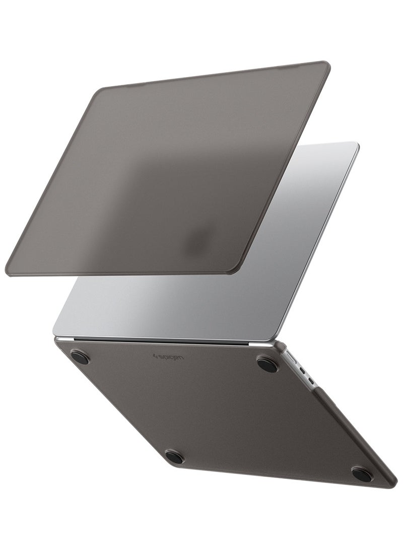 Spigen Air Skin for MacBook Air 13 inch case M5/M4/M3/M2 2026/2025-2022 Ultra Slim Thin cover Translucent Matte Protective Shell 13.6 inch A3449, A3240, A3113, A2681 - Frost Black - Image 1