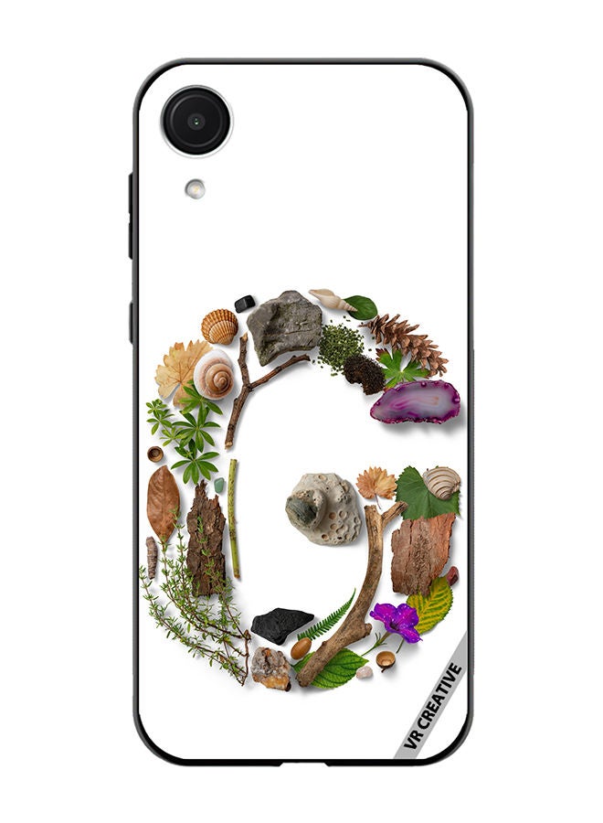 VR CREATIVE Protective Case Cover For Samsung Galaxy A03 Core Alphabet G Design Multicolour - Image 1