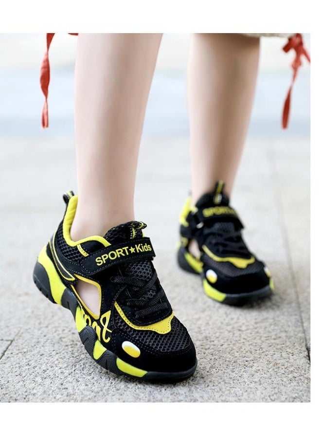 SPORT Children Sports Shoes Breathable Running Strap Sneakers Boys Girls Lightweight Soft Bottom Sneakers Mesh  Shoes - Image 3