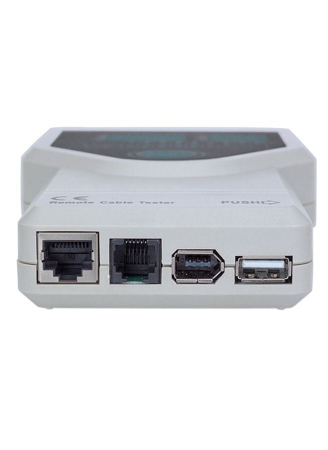 ماركة غير محددة - جهاز اختبار وتعقب اطراف الكابلات للتاكد من سلامة التوصيلات RJ11 – RJ45 – BNC – 1394 – BNC / موديل TL-521 - Image 1