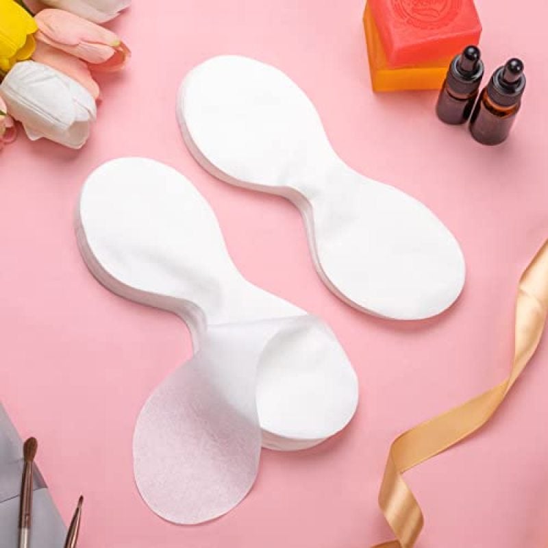 Disposable Eye Mask 300 Sheets Soft Non-Irritating Spunlace Non-Woven Eye Patches - Stretchable Adjustable Dry Eye Mask for At-Home Spa DIY Skincare - Image 5