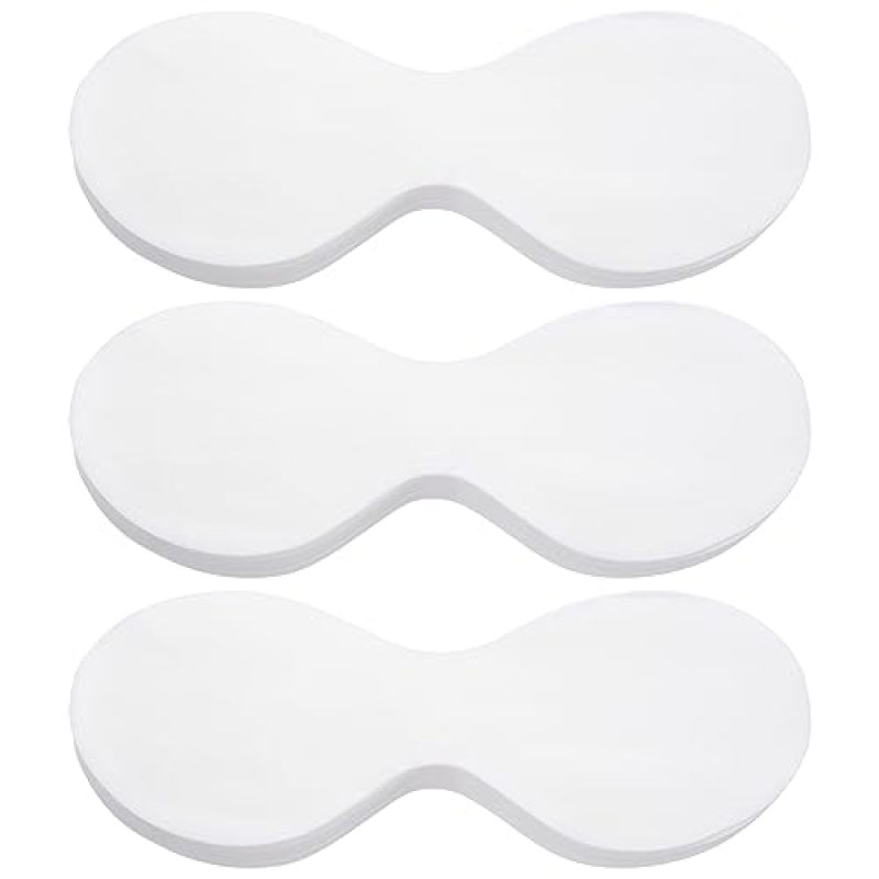 Disposable Eye Mask 300 Sheets Soft Non-Irritating Spunlace Non-Woven Eye Patches - Stretchable Adjustable Dry Eye Mask for At-Home Spa DIY Skincare - Image 1