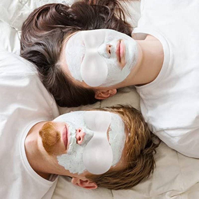 Disposable Eye Mask 300 Sheets Soft Non-Irritating Spunlace Non-Woven Eye Patches - Stretchable Adjustable Dry Eye Mask for At-Home Spa DIY Skincare - Image 4