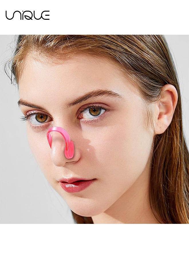 4Pcs Swimming Nose Clips for Kids, Waterproof Silicone Swimming Nose Clip for Adults, Nose Plugs for Training Protector Water Sport Beginners