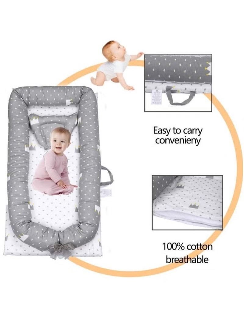 Baby Bassinet for Bed Baby Nest Striped Baby Lounger - Breathable - pzsku/ZC2D56716D2BB3D262548Z/45/_/1690967423/fdd230fc-1e93-40ef-9a83-3aafdbc2a1bd