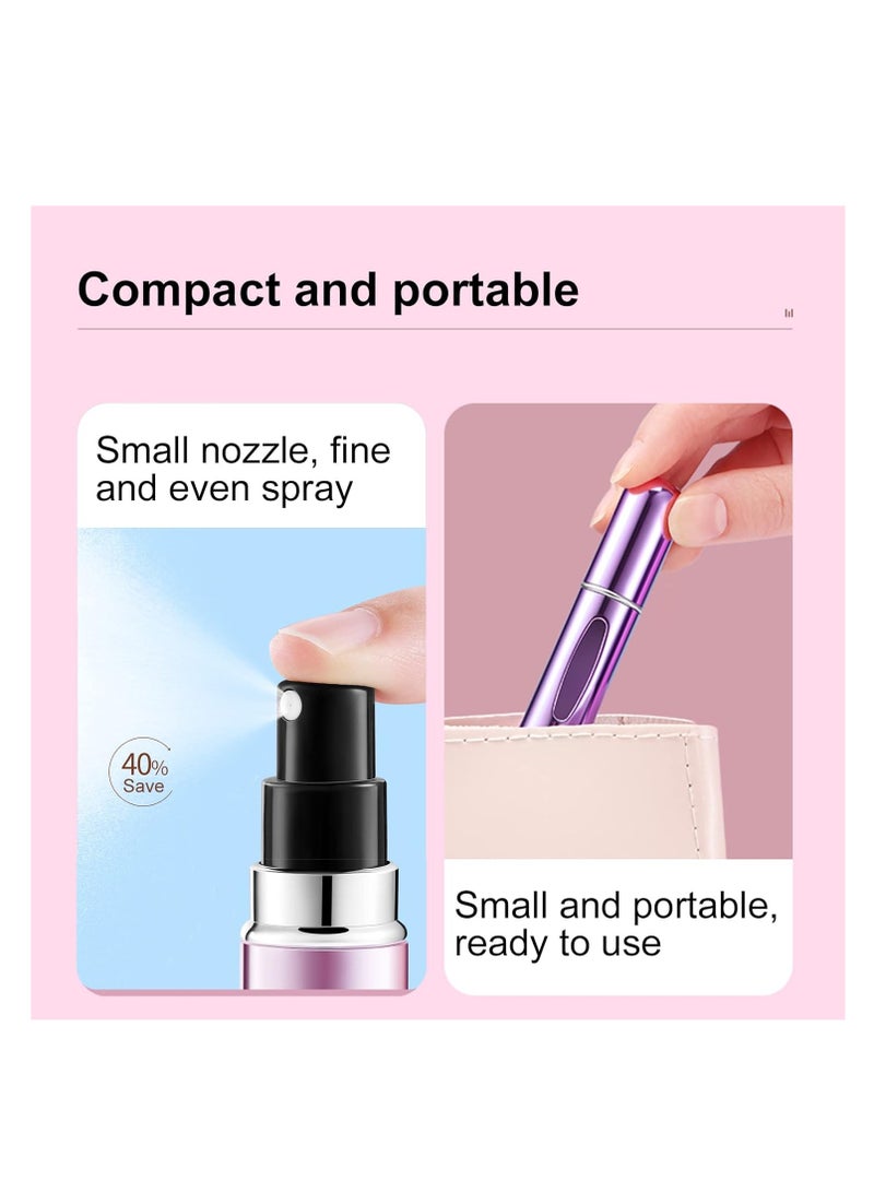 زجاجة عطر صغيرة قابلة لإعادة التعبئة، سعة 8 مل (فارغة) - Image 4