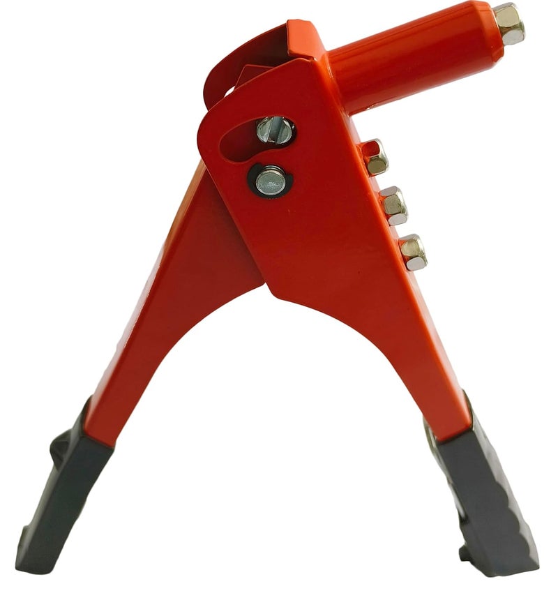 Inditrust Hand operating Professional orange/Yellow Riveter gun and 5 type 50pcs rivets Glove - Image 3