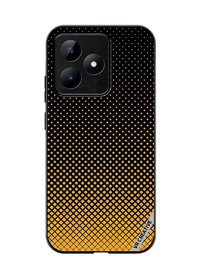 VR CREATIVE Protective Case Cover For Realme C53 Halftone Circle Background Design Multicolour - Image 1