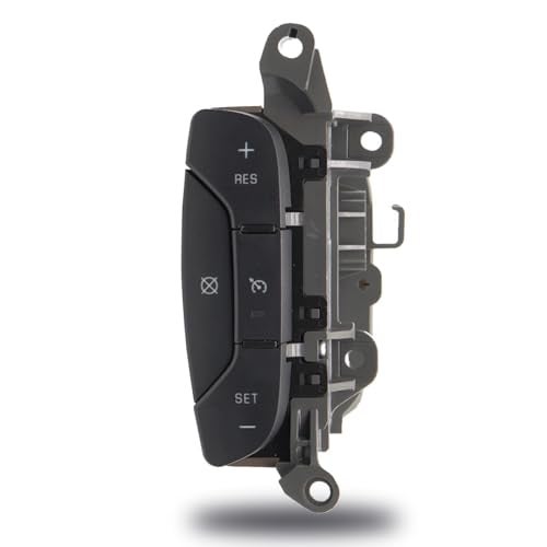 Steering Wheel Cruise Control Switch Fit for Chevy 20072013 Silverado Suburban Tahoe Avalanche GMC Sierra Denali 20082009 Escalade Cruise Control Switch Replace for D1957E 15819309Tan