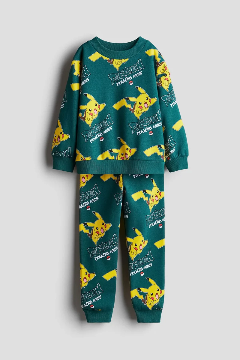 اتش اند ام 2-Piece Printed Sweatshirt Set