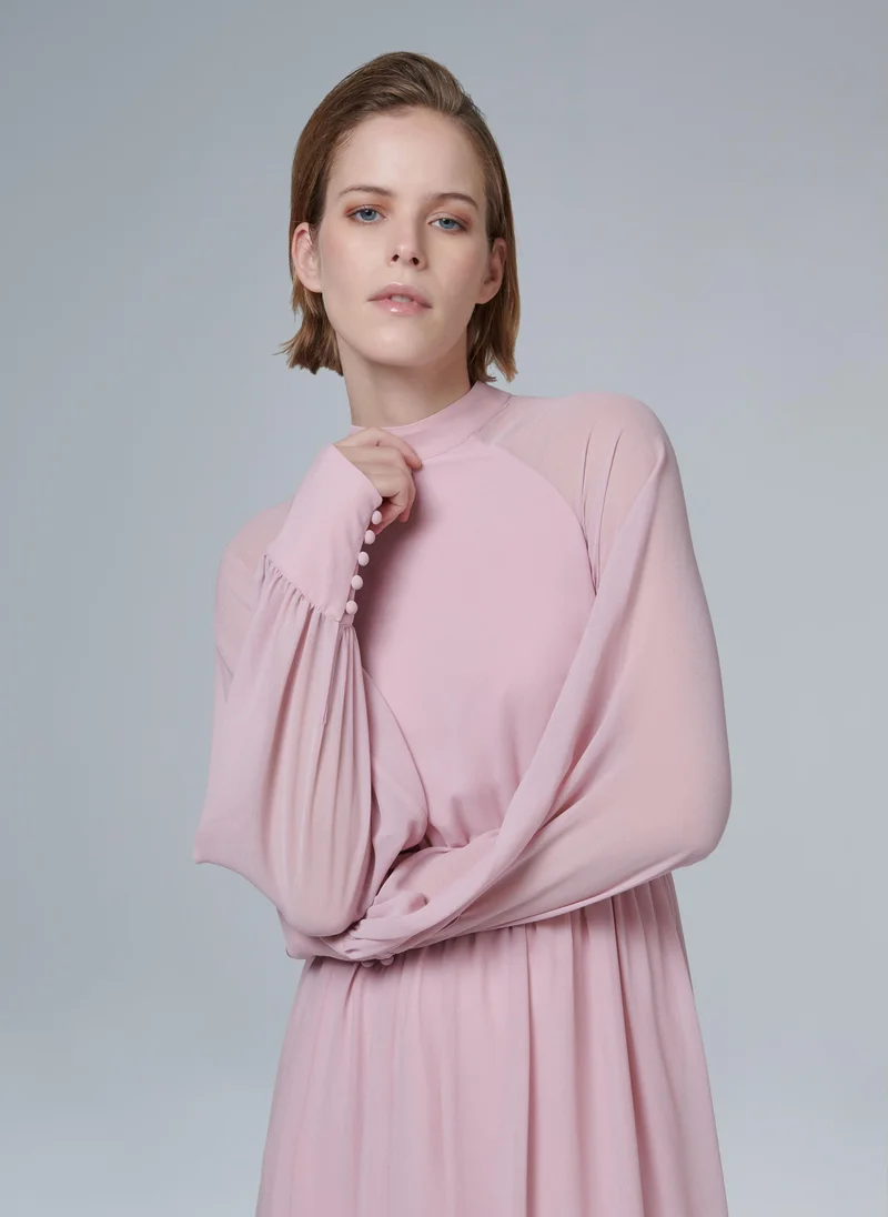 leem Belted Maxi Dress