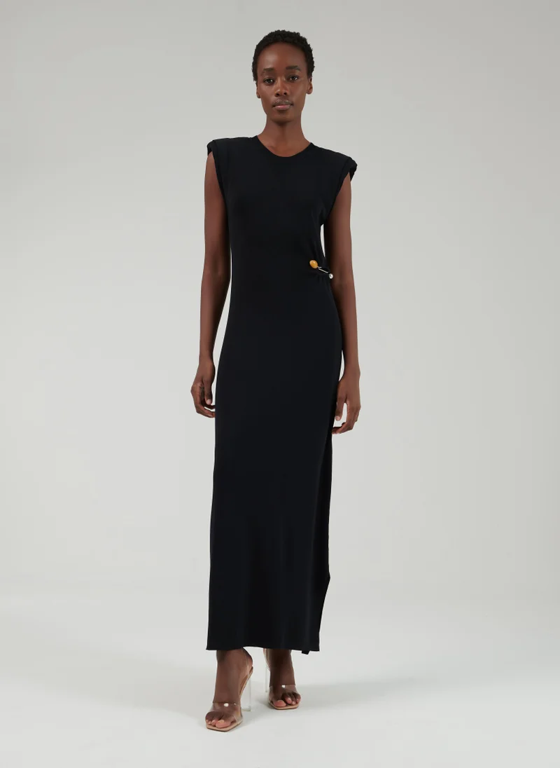 leem Belted Maxi Dress