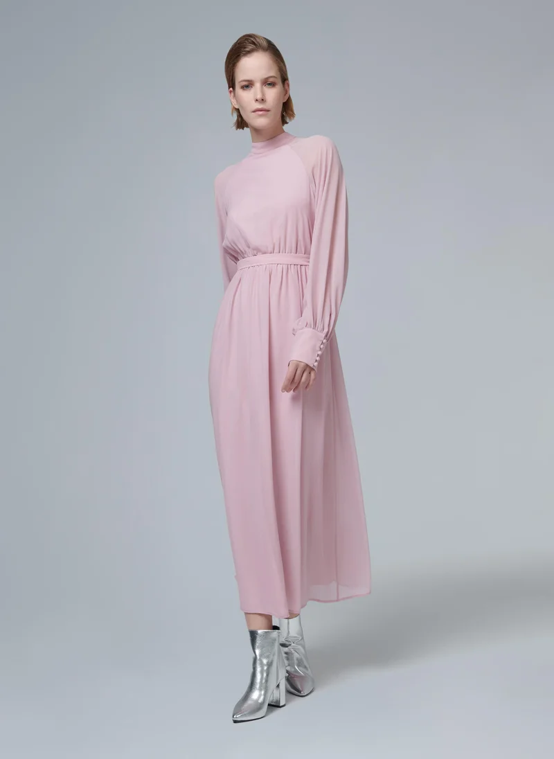 leem Belted Maxi Dress