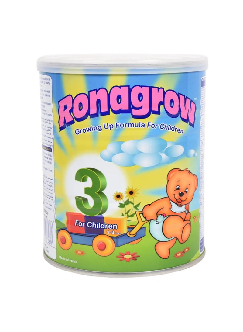 RONAGROW Ronalac Ronagrow Baby Milk (3) Growing Up Vanilla 400 gm - Image 1
