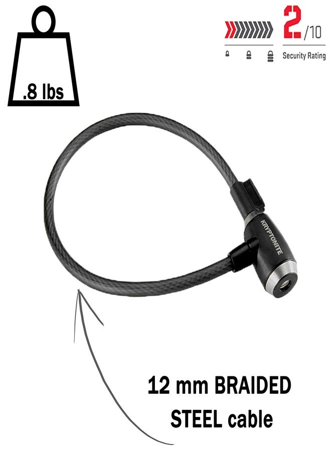 Kryptonite Kryptoflex 1265 Key Cable New 12Mmx65Cm, New!! - Image 2