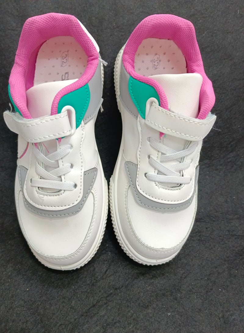 Casual Leather Sneaker For Children - Image 1