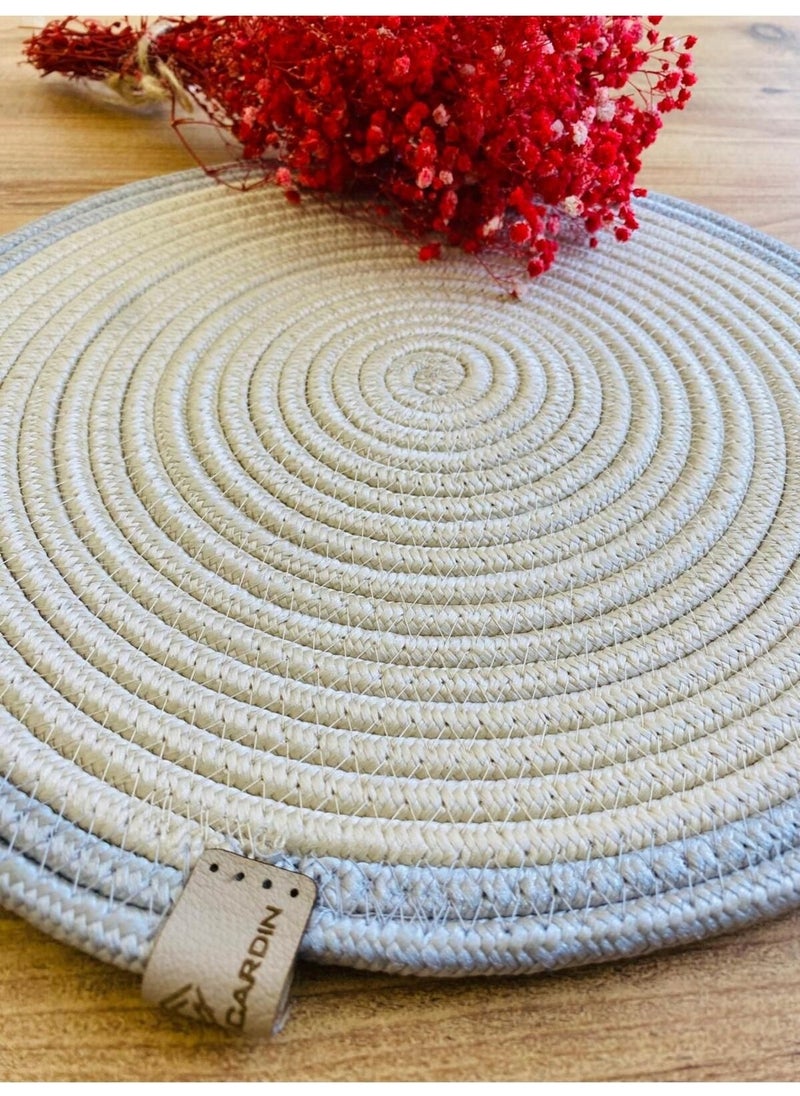 My Doğa Store Jute Wicker American Service Plate  - Image 4