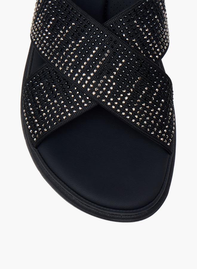 Flora Bella By Shoexpress Flora Bella Women Embellished Comfort Sandals - Image 4