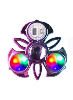 Purple And Blue Eyes Light Up Fidget Spinner Can Relieve Stress And Anxiety, Stress Relief Desktop Spinning Top Toy, Finger Spinner Metal Focus Birthday Gift