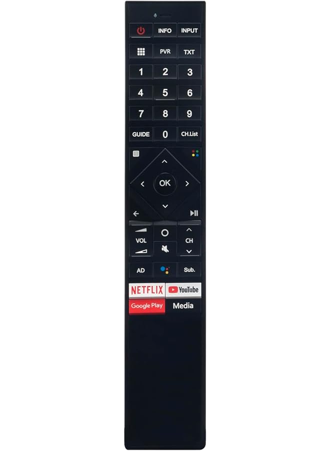 The Bros ERF3F70H Voice Replaced Remote Control Fit For Hisense Android Smart TV 4K TV H55O8BUK H5508BUK - Image 1