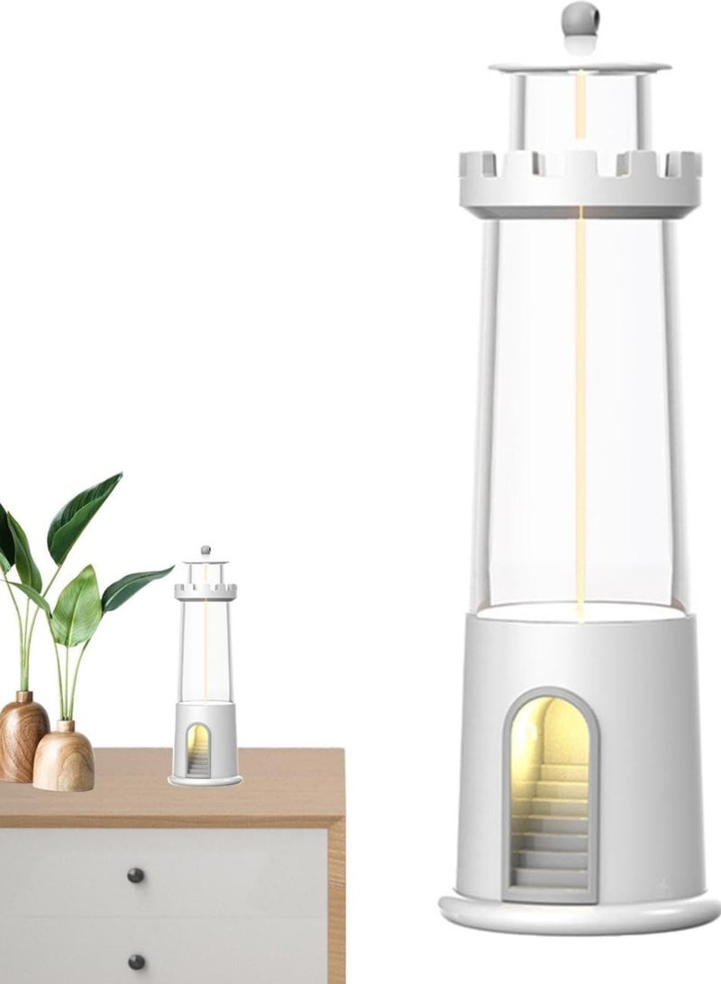 CMGTYYD Lighthouse Night Light, USB Rechargeable Lighthouse Decoration, Portable Touch Mini Table Lamp Bedroom Atmosphere Night Light, Creative Lighthouse Ornaments Gift - Image 1