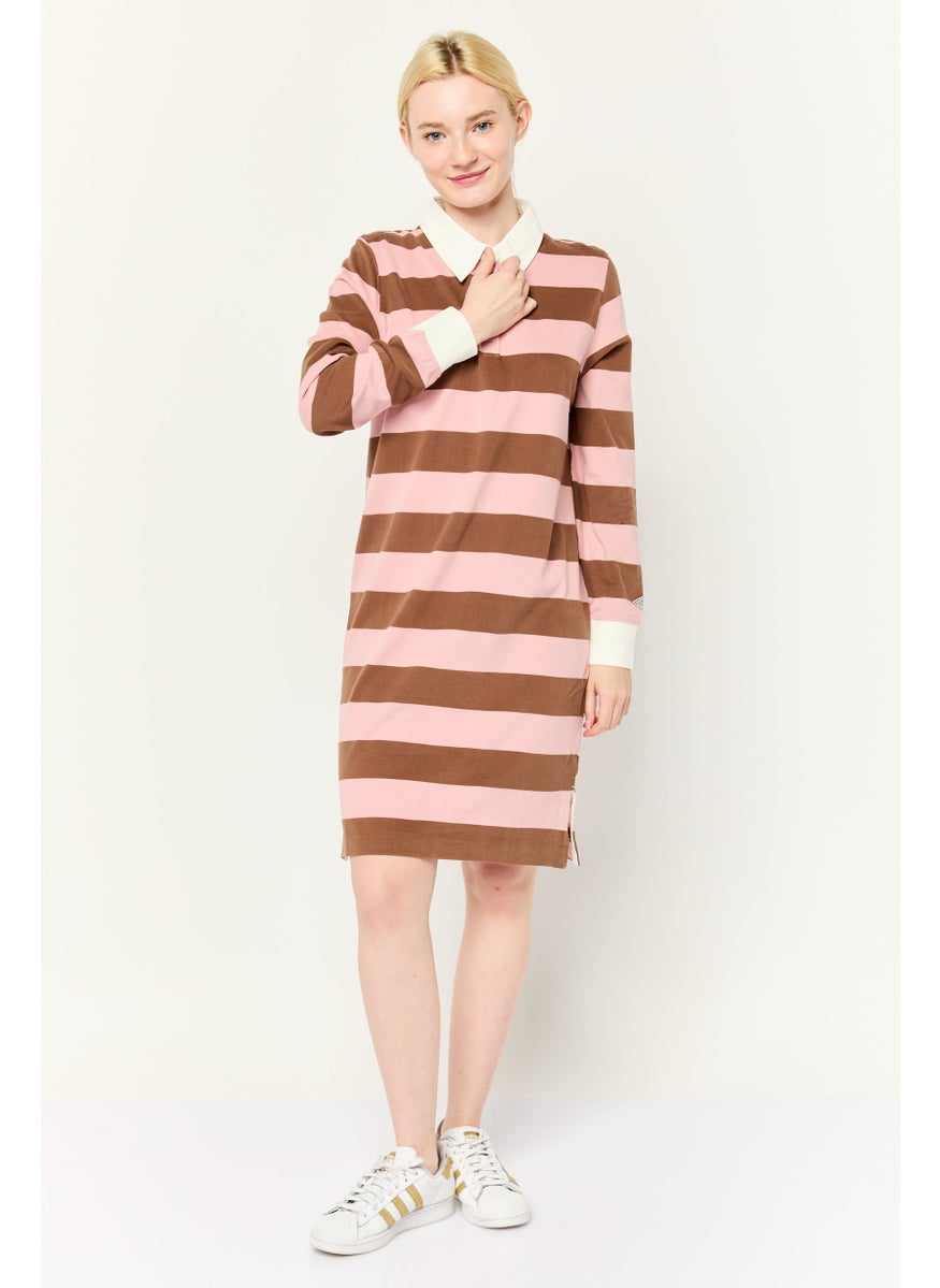 ESPRIT - Women Stripe Shirt Dress, Multicolor - Image 1