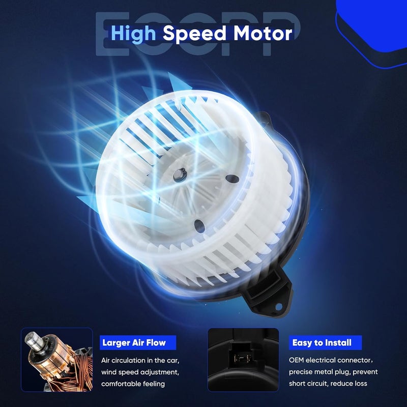 ECCPP Heater Blower Motor with Fan Cage for Dodge Ram and Jeep Grand Cherokee - Image 3