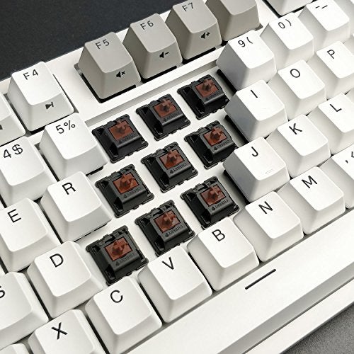 DURGOD Taurus K320 TKL Mechanical Gaming Keyboard - 87 Keys - Double Shot PBT - NKRO - USB Type C (Cherry Brown, White) - Image 2