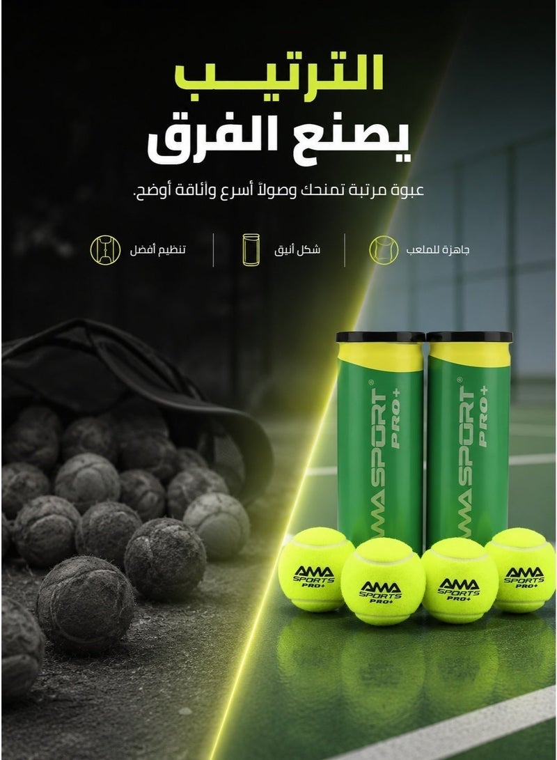 Ama Tennis Balls Set of 3 Balls Tennis and Cricket Balls Ground Tennis Ball Tennis Ball with 45% Wool Content Table Tennis Ball Paddle Training Balls Tennis Balls Set Tennis Balls for Training Tennis Ball for Sports Sports Ball for Women. - Image 5