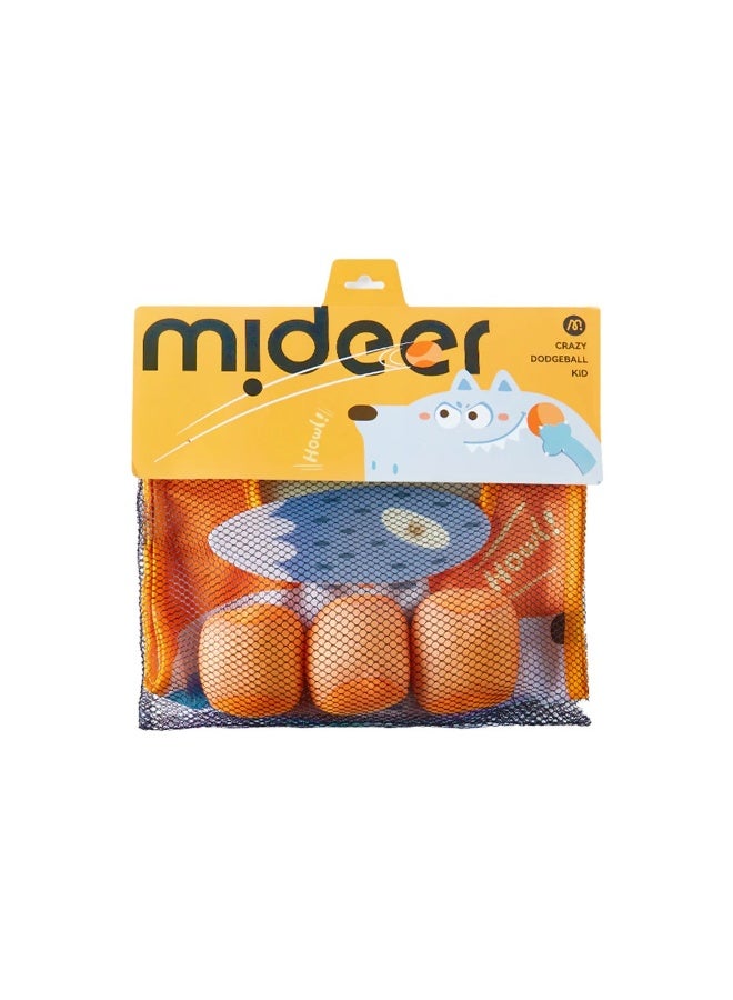 MiDeer Crazy Dodgeball Kids Game Set – Soft Ball Target Vest Toss Game with Velcro Catch Vest, Active Outdoor Sports Toy for Family Play, Coordination & Fitness Game for Kids Age 3+ - Image 1