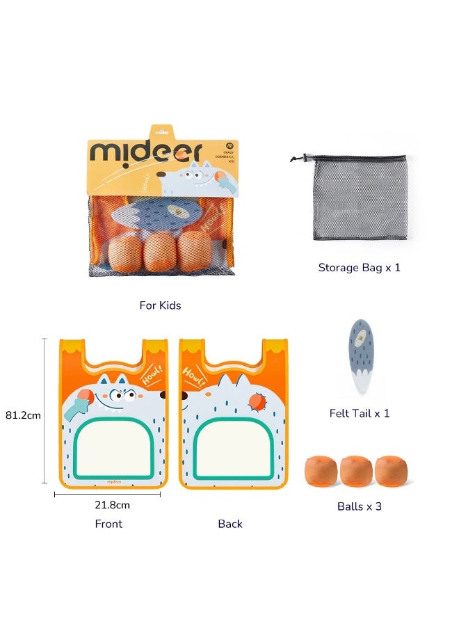 MiDeer Crazy Dodgeball Kids Game Set – Soft Ball Target Vest Toss Game with Velcro Catch Vest, Active Outdoor Sports Toy for Family Play, Coordination & Fitness Game for Kids Age 3+ - Image 2