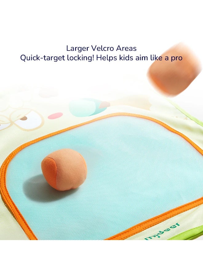 MiDeer Crazy Dodgeball Kids Game Set – Soft Ball Target Vest Toss Game with Velcro Catch Vest, Active Outdoor Sports Toy for Family Play, Coordination & Fitness Game for Kids Age 3+ - Image 5