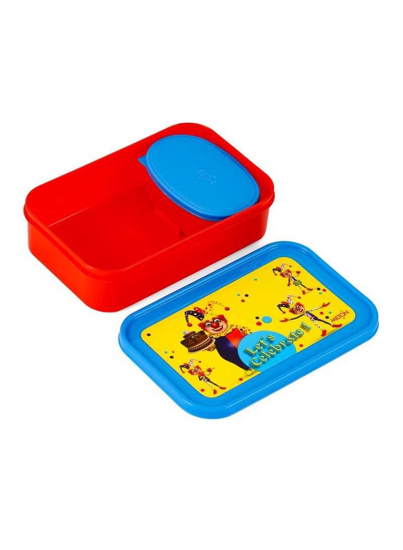 Milton School Time Lunch Box - Red - Image 2