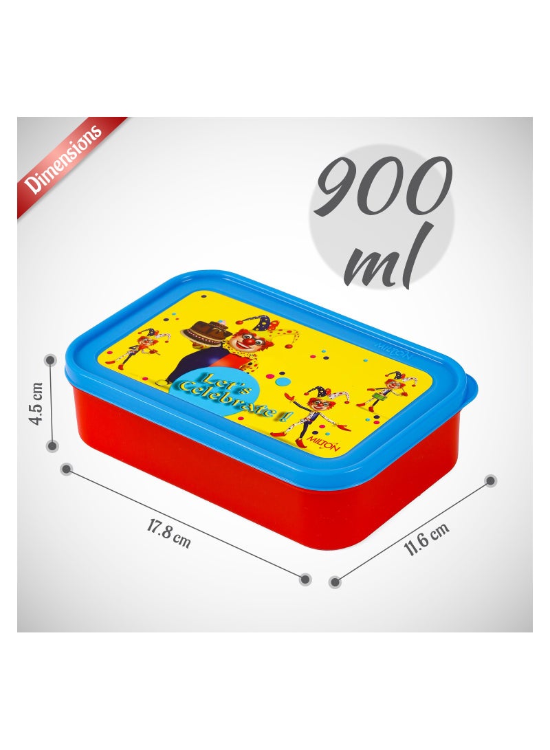 Milton School Time Lunch Box - Red - Image 5